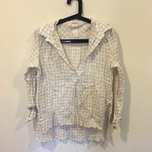 The Hanger plaid collared shirt